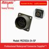 5015 Male-Female Connector, 16-Pin US Standard, MS3106A-24-5S Plug & MS3102A-24-5P Socket