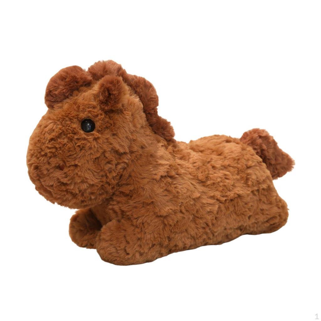 Horse Stuffed Animal Toys Sofa Decoration Lovely Funny Soft Ies Throw Pillow for Boys