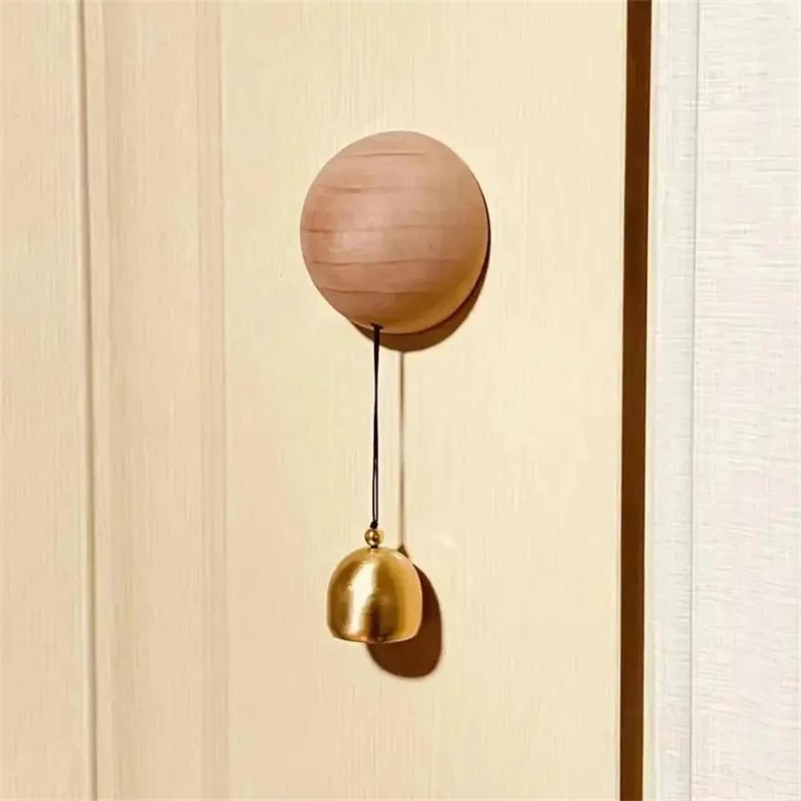 2pcs  Wood Doorbell - Wind Chime Magnetic Chime, For Door Opening, Business Doorbell, Doorbell Ornament, Wood Chime