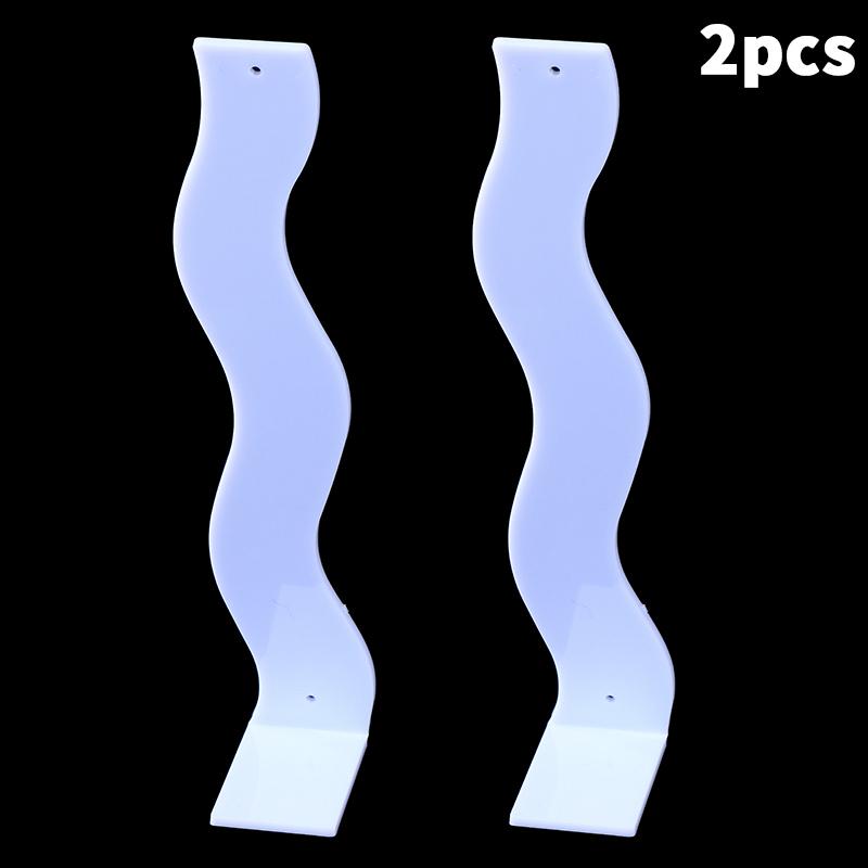 2Pcs Acrylic Headband Shelf Hair Accessories Holder Bracket Hairpin Organizer Hair Jewelry Display Rack Hair Clip Display Stand белый