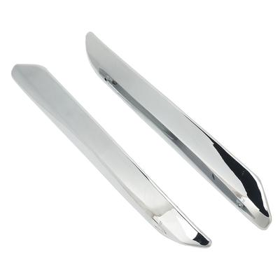 2 peças Faixa Para-choque Dianteiro Esquerdo Direito Anti Risco Cromo Prata Substituição para Citroen C5 X7 2007-2015