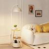 Oeny Floor Lamp with Storage Table & 3-Color Dimming