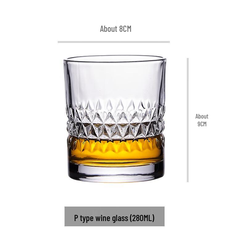 

Classical Crystal Glass Whiskey Glasses
