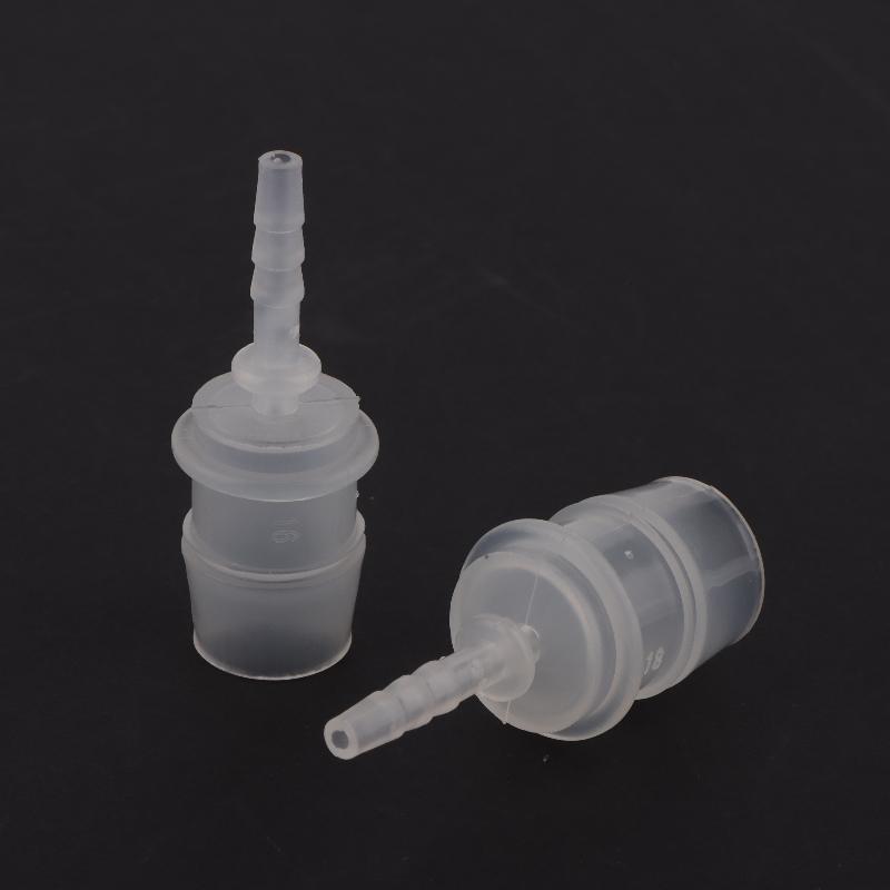 5Pcs Plastic Flexible Hose Two-Way Head Connector Reducer Fitting Adapter For Water Pipe Repair Garden Aquarium Laboratory