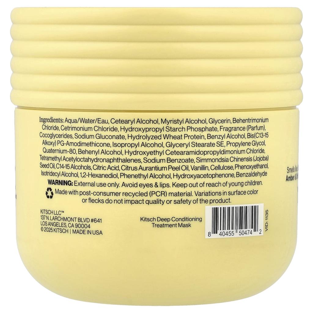 Kitsch, Deep Conditioning Treatment Mask, Contains Coconut Oil, 295ml (10oz)