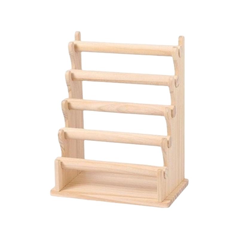 Wood Jewelry Holder for Exhibiting Accessories Bracelets and Bangle Display Rack Elegant Wrist Accessories Organizer