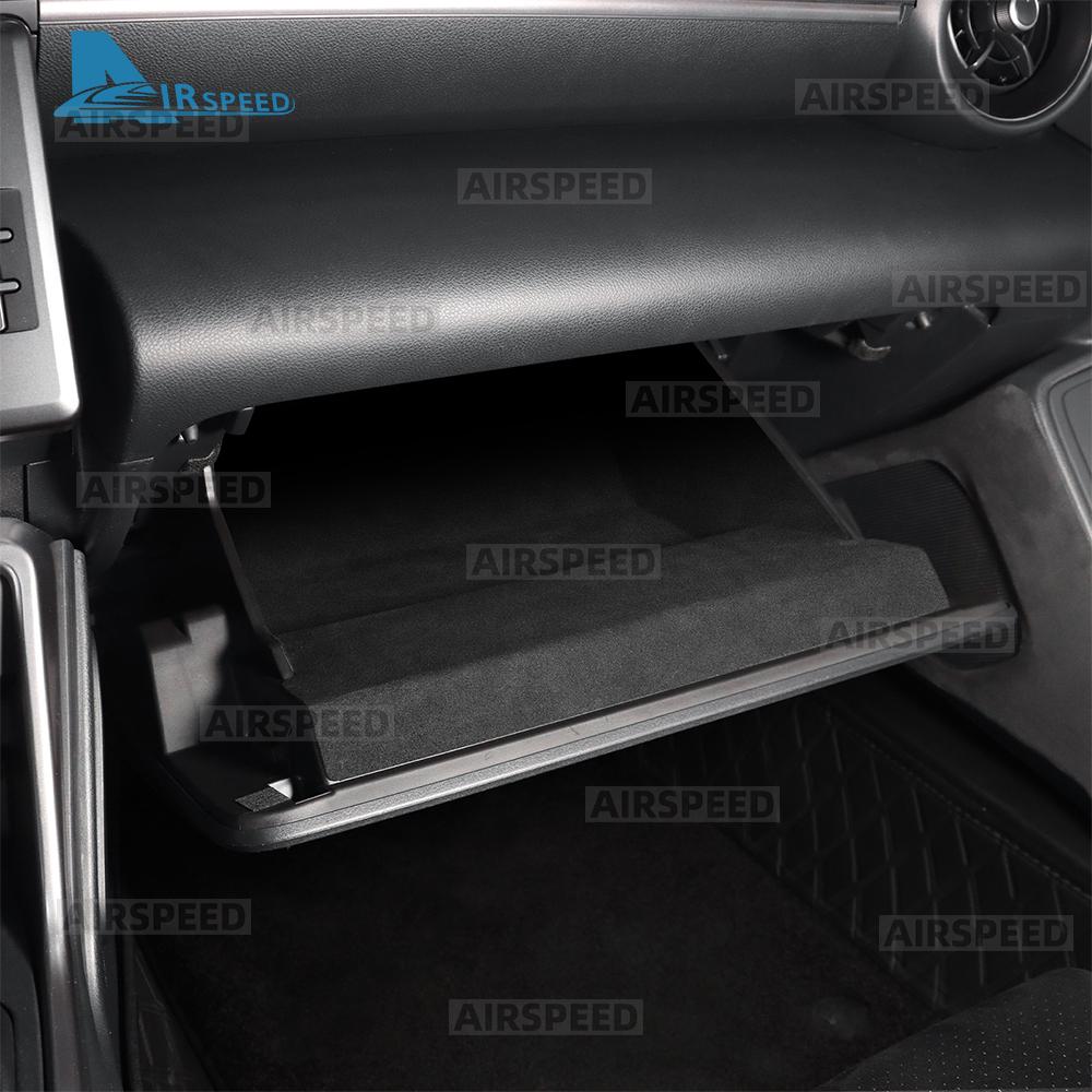 For Subaru ZD8 BRZ Toyota ZN8 GR86 2025 2025 2025 2025 2025 2026 Car Suede Sticker Passenger Storage Cabinet Interior Trim 4PCS