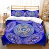 Bohemian Floral King Queen Duvet Cover Boho Mandala Cashew Flowers Bedding Set Exotic Tribe Style 2/3pcs Polyester Quilt Cover
