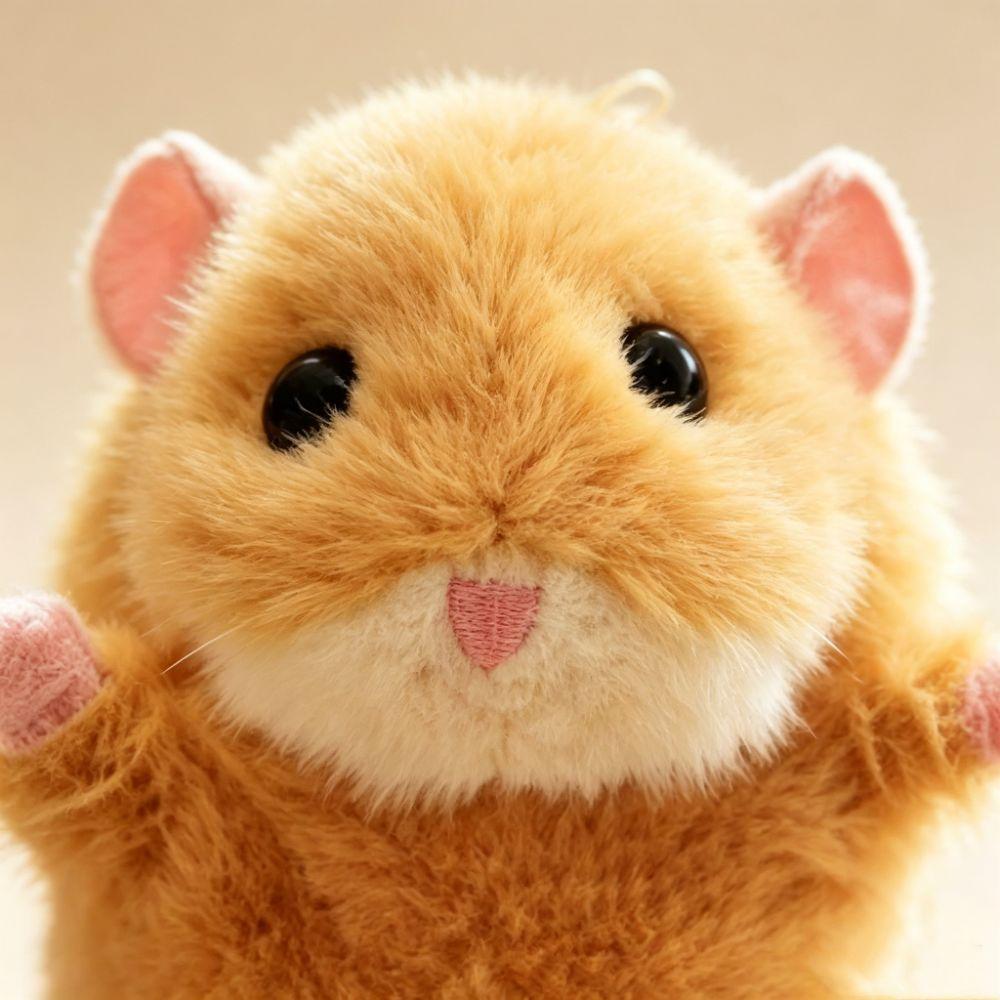 Stuffed Animal Fluffy Mouse Keychain Bag Charm Rat Plush Doll Hamster Pendant  Boys Girls