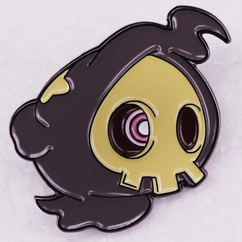 Night Patrol Anime Character Badge Brooch чёрный