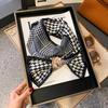 Small Silk Scarf Women's Spring and Autumn Thin Korean Version Versatile Thin and Narrow Long Scarf Tied Hair Temperament Square Scarf with Suit Shirt