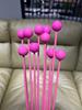 10pcs Colored Fibre Reed Diffuser Sticks Wood Ball Home Fragrance Oil Refill Sticks Aroma Diffuser Refill Stick DIY Home Decor