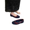 "Encounter Elegance" French Spring and Autumn Flat Bottom Evening Single Shoes Women Gentle Bow Ballet Grandma Ladyshoes Women