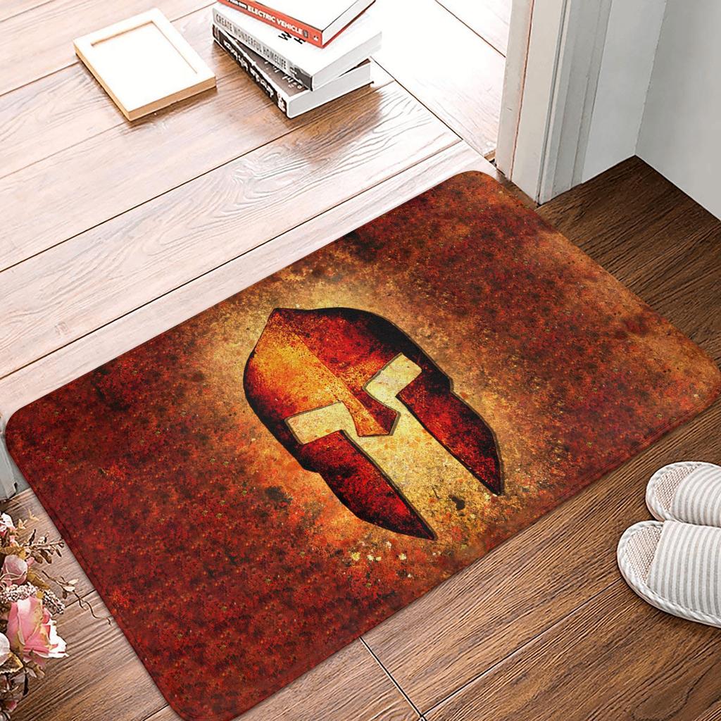 Sparta Spirit Spartan Race Doormat Non-Slip Entrance Kitchen Bathroom Door Floor Mats Living Room Rug Carpet Footpad