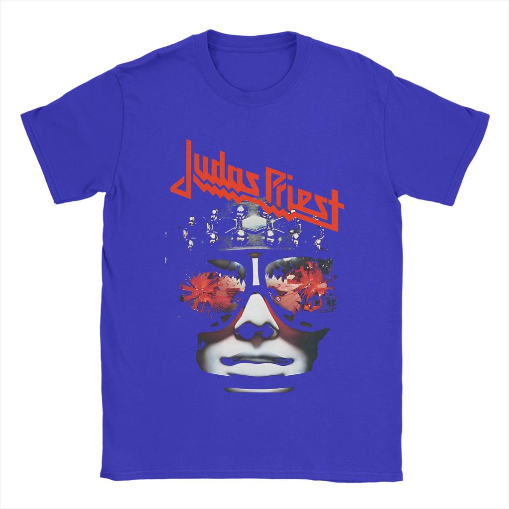 British Metal Judas Priest T Shirt Beach  100 Cotton T Shirts For Men Hipster Casual Tshirt Short Sleeve Vintage Clothing