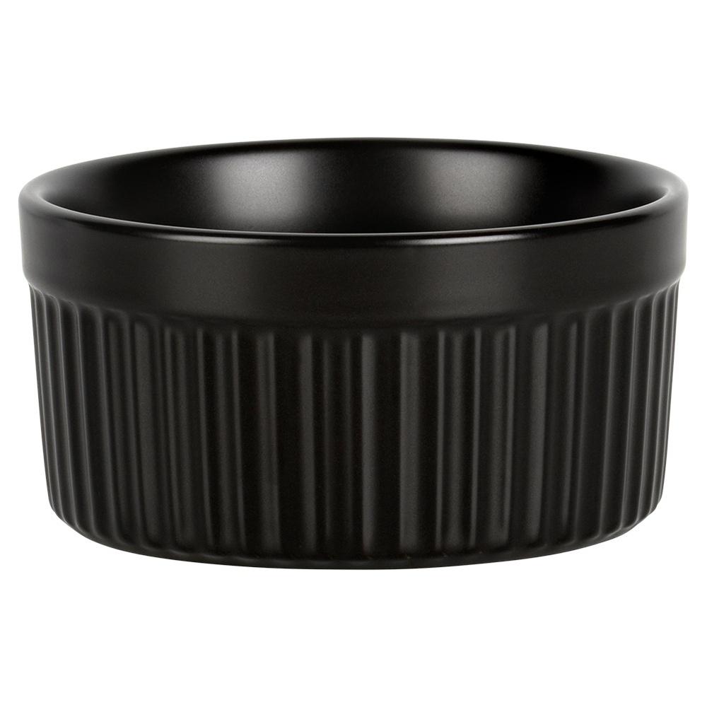 Black Porcelain Baking Bowls 260 Ml 10 Pcs.