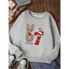 European sizes New Comfortable Kids' Crew Neck Sweatshirt, Casual, Trendy and Fashionable, Exquisite and Cute Printed Top, for Ages 3 and Up