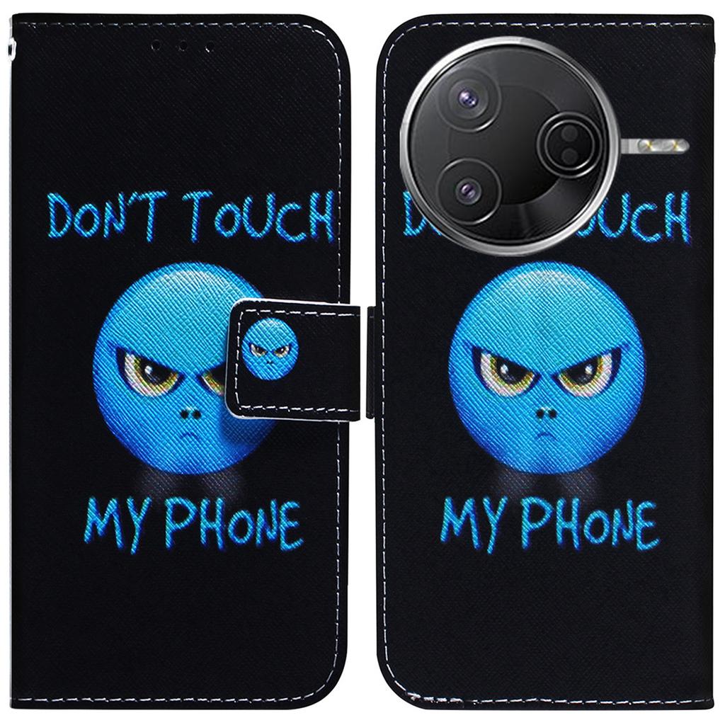 Brieftaschentasche für Xiaomi Redmi K80 Pro 5G/K80 5G/Poco F7 Pro 5G/Poco F7 Ultra 5G mit Musterdruck Leder Handyhülle