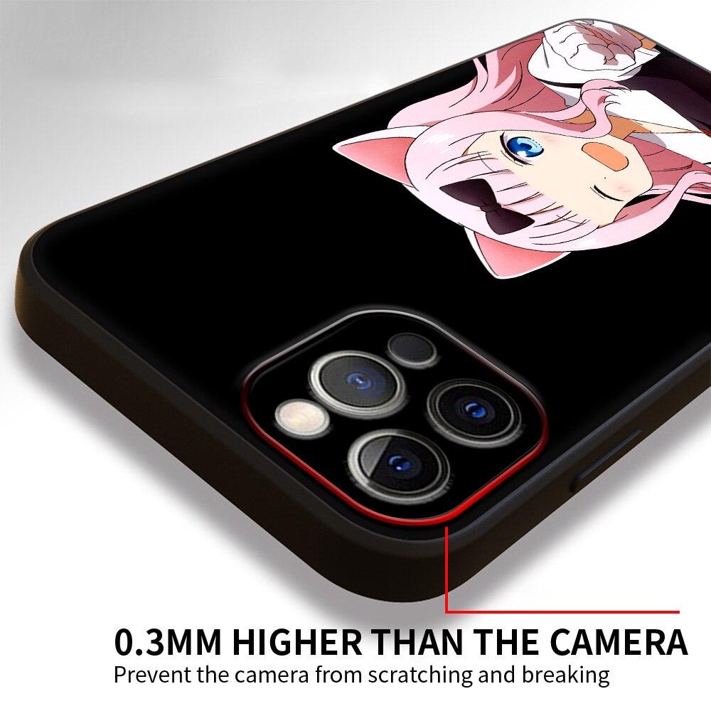 Kaguya Sama Love Is War Anime Phone Case For iPhone 11 12 13 14 Pro Max 7 8 Plus SE  X XR XS Luxury Shell Fujiwara Soft Cover