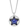 Stunning Geometric Lucky Star Spinner Pendant Necklace In Stylish Titanium Steel Design