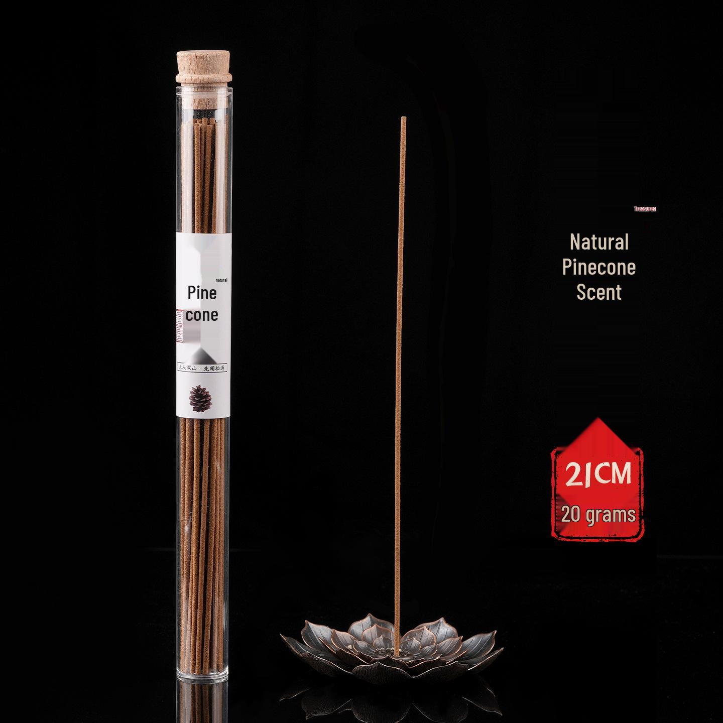 Pine Cone Incense: Purify Your Space with Long-Lasting Woody Aroma, Perfect for Home or Office Use.