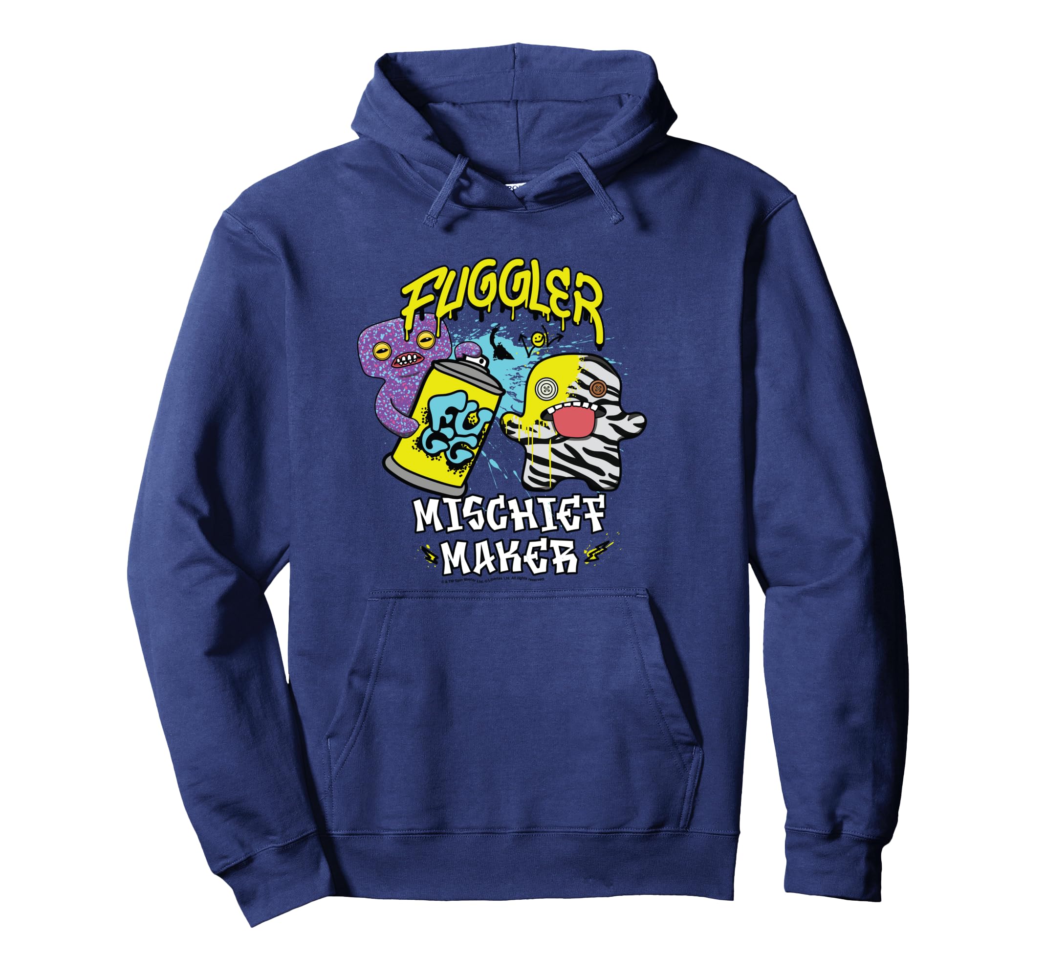 

Fuggler Squidge Oogah Boogah Zebra Prank Maker Hoodie & синій