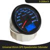 85mm Boat Car 0-120KM/H 0-200KM/H GPS Speedometer with 8 Colors Backlight Waterproof Speedometer 9~32V Trip\COG\ODO