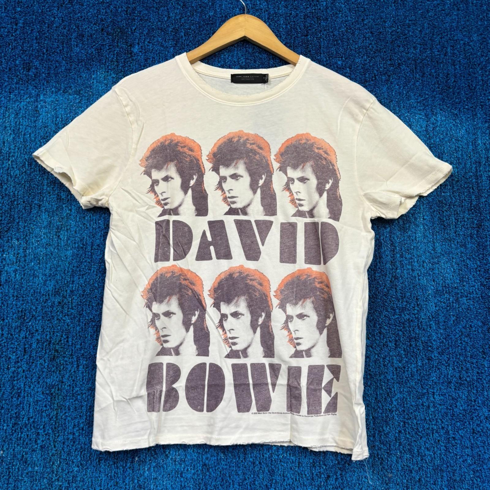 David Bowie Self Titled Graphic T-Shirt Size Medium S