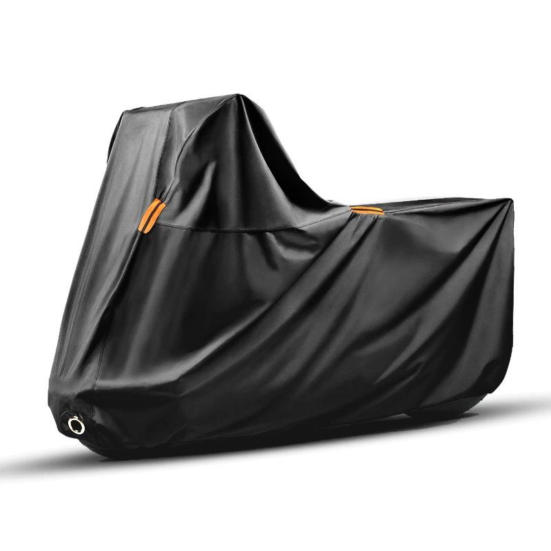 

Funda protectora impermeable para motocicleta, cubierta resistente de tela Oxford negra