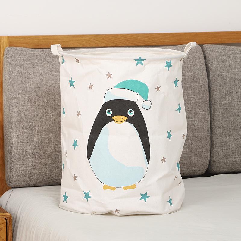 

Складаний кошик для білизни та іграшок з тканини 40*50 cm