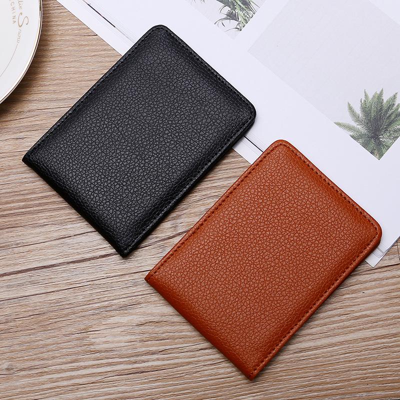 Simple Wordless Driver's License Leather Case Super Pu Driving License Case Mobile Driver's License Pvc Card Case Document Business Gift