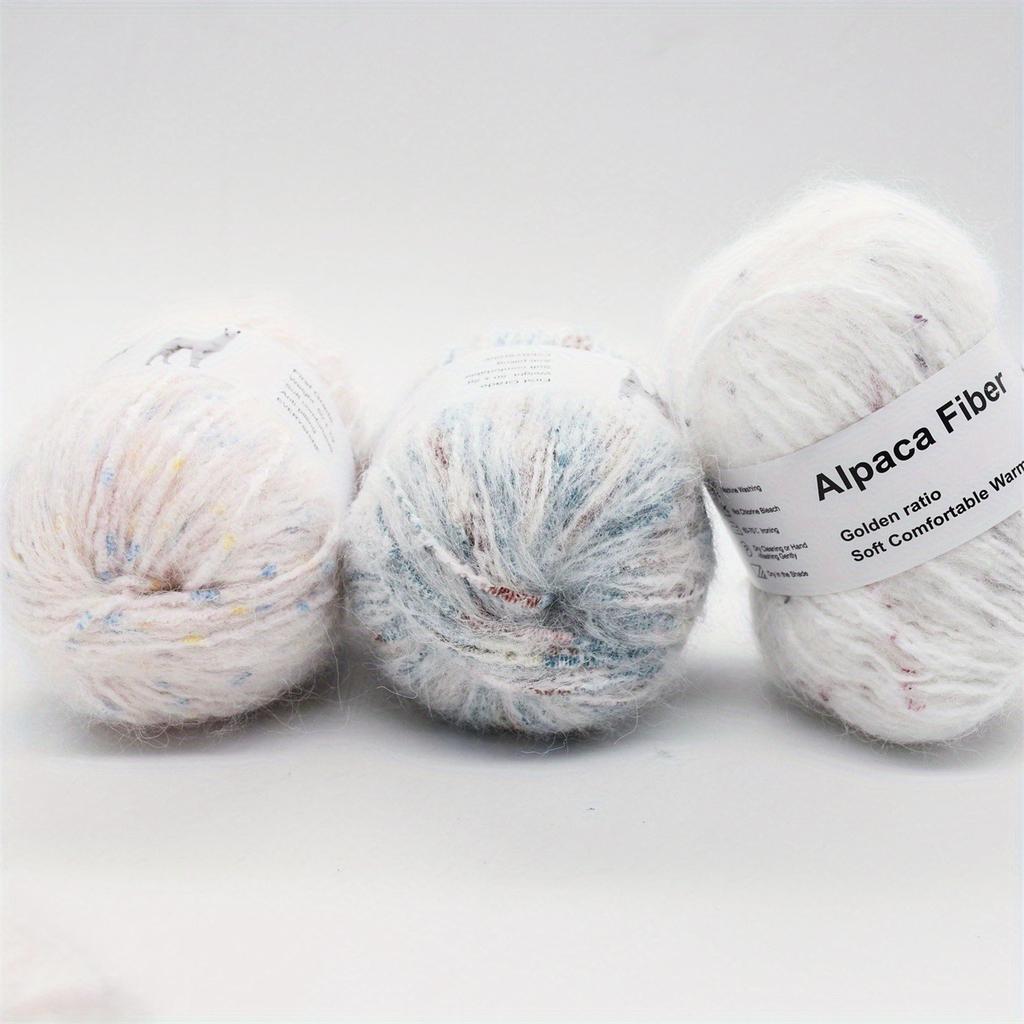 6-Pack Soft Cashmere Wool Acrylic Blend Yarn (50g/280m Per Skein) Multi-Color for Knitting & Crocheting Sweaters 3.5-4.5mm Needle/Hook Handmade Yarn
