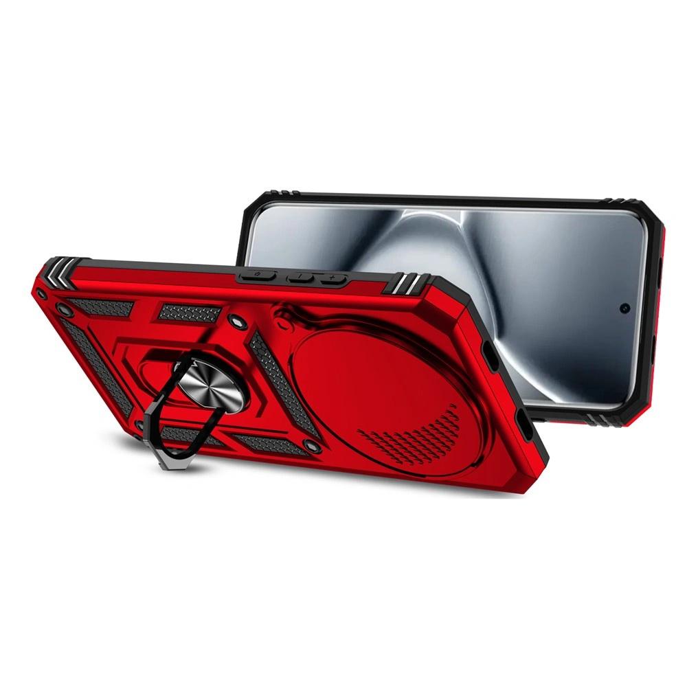 Armored Case for Xiaomi Redmi Note 15 Pro 5G, CamShield Slide, Red