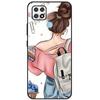 Para OPPO Realme C21Y Capa Série COOL Preto Capa de Silicone Macia para Cases de Telefone Realme C21 C25 C25s Protetora Realmi C 21 Y Capa