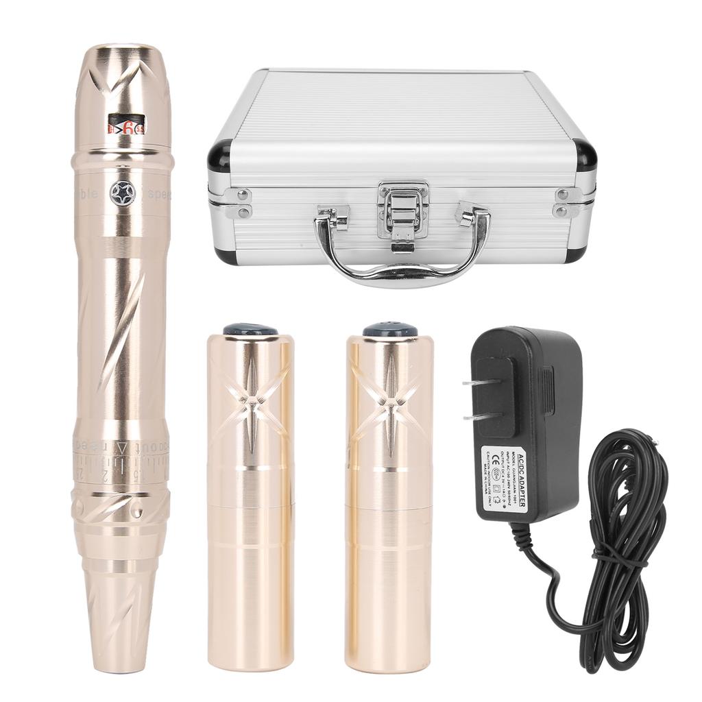 Tätowiermaschine Semi-Permanent Augenbrauen Lippen Eyeliner Microblading Maschine  (Champagnergold )
