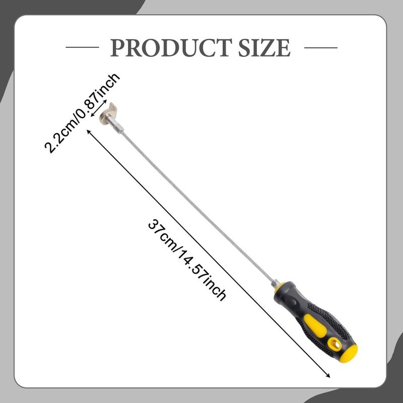 Magnetized Oil Drain Plug Removal Tool Anti Scald Sturdy Construction Auto Parts for Professional or DIY Car Repairs