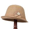 Elegant Mom Hat Ladies Autumn Warm Winter Knitted Basin Hat Old Lady Grandma Bucket Hat