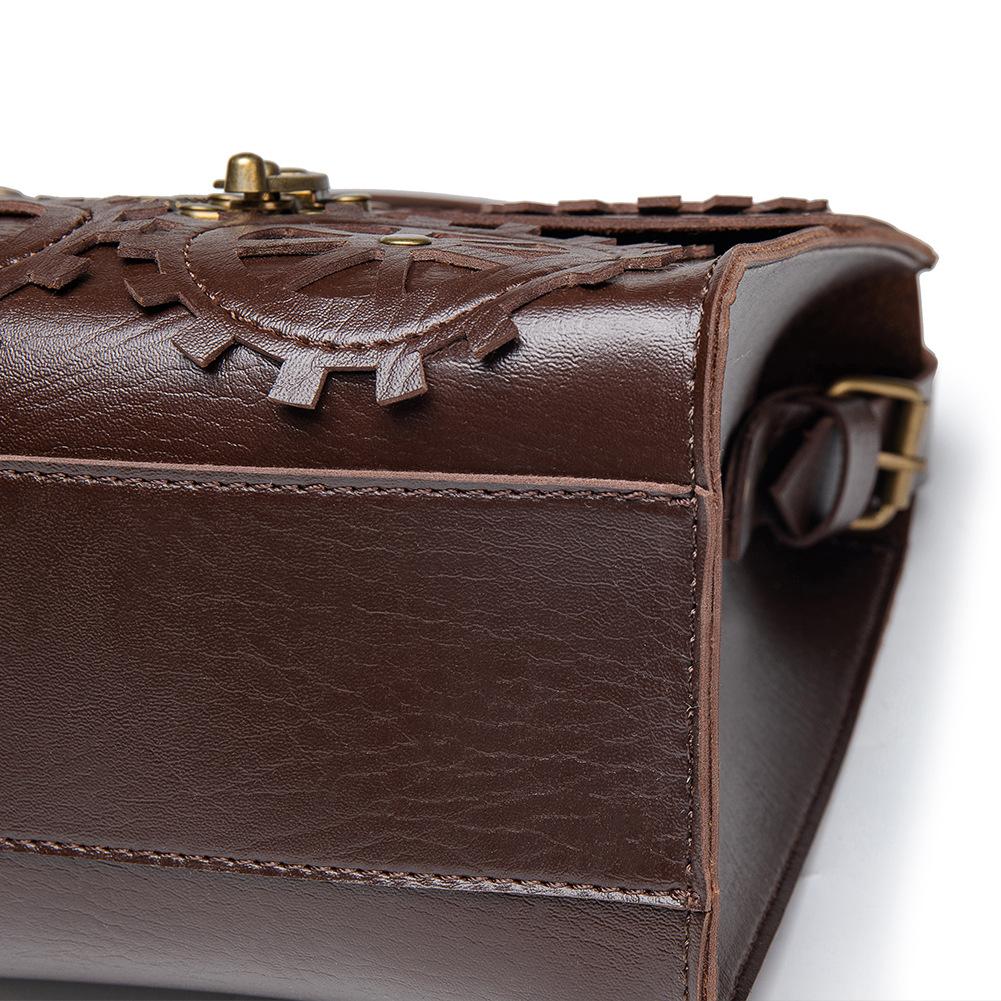 Steampunk Vintage Umhängetasche Punk Umhängetasche Retro Gothic Gears Handtasche