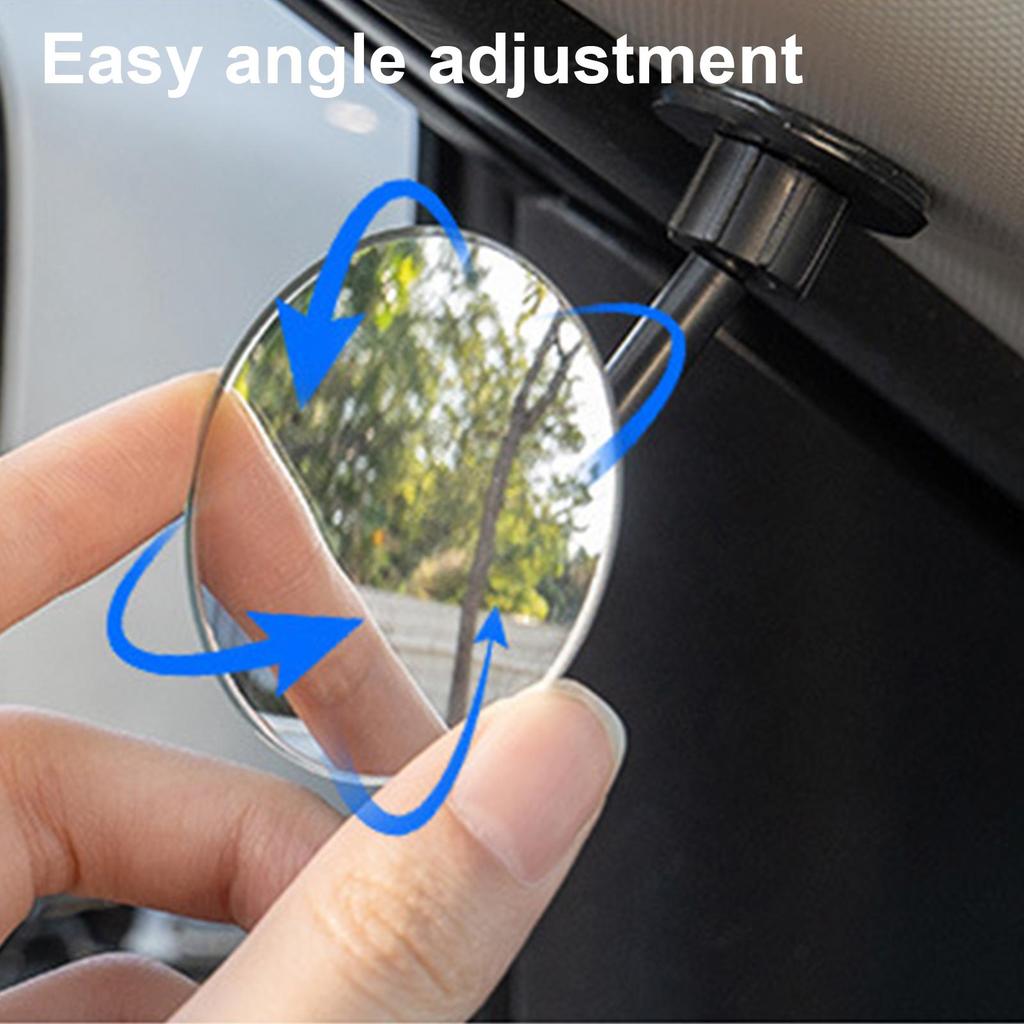 Car Mirror Blind Spot Hydrophobic Safety Adjustable Small Wide Angle Parts Wide Angle Side Rear Mirrors for Truck Auto
