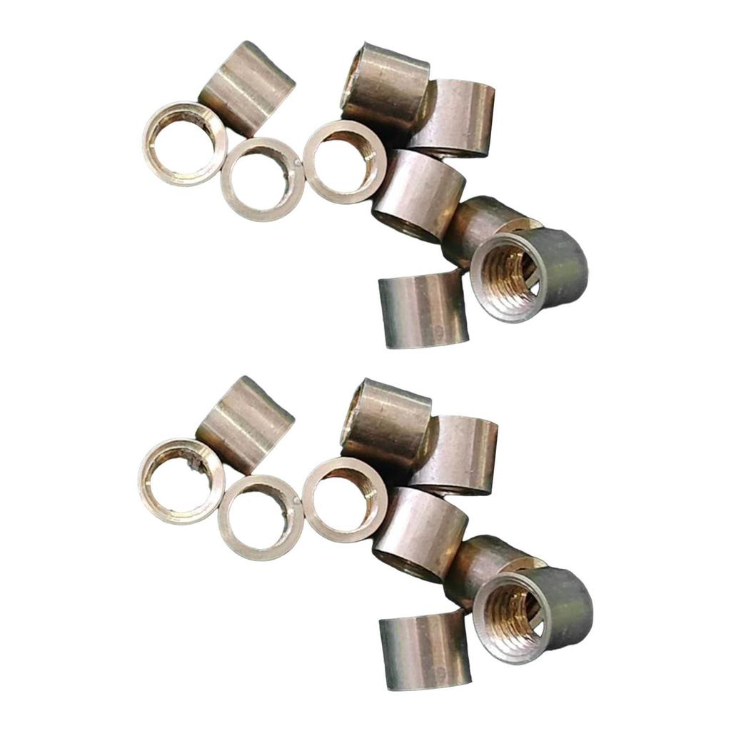 10Pcs Billiard Cue Stick Ferrule Replacement Portable Billiard Accessories