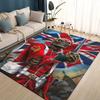 Tappeto Area Tappeto in Metallo 3D I-Iron-Maidens Grande, Tappeto per Soggiorno Camera da Letto Divano Zerbino Decorazione, Tappetino Antiscivolo per Bambini