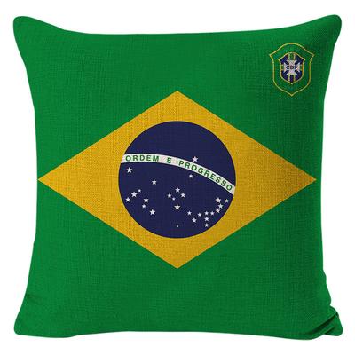 World Cup Flag Pillow Printed Cushion Modern Bedside Soft Furnishing Sponsored Pillow Cover