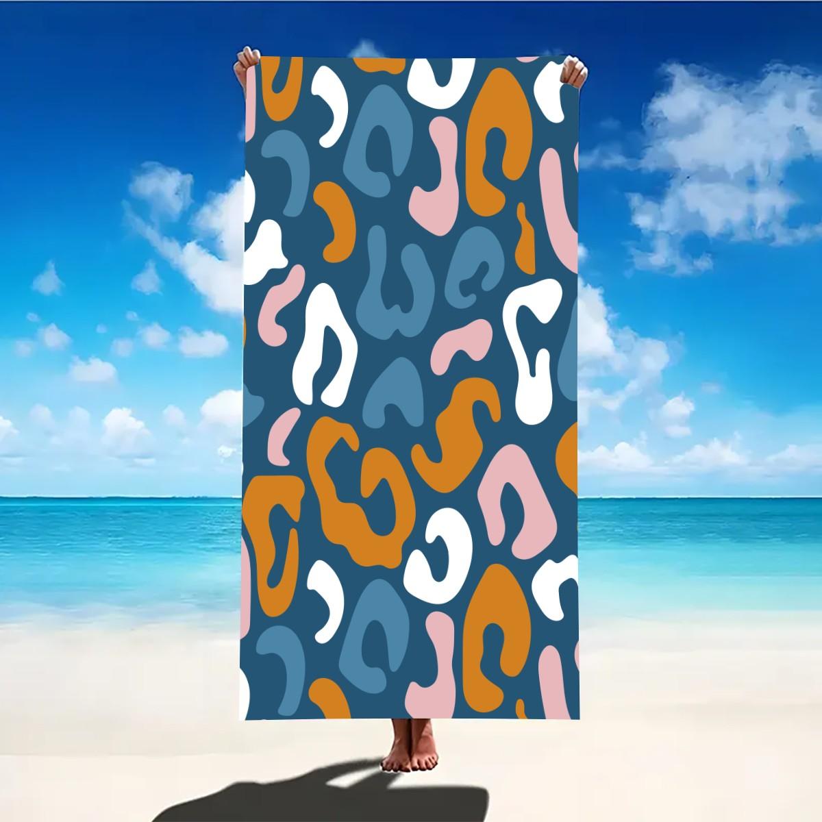 

Fish Scale Mesh Beach Towel Large Microfiber Ultra-Soft Quick Dry Bath Towels For Swimming Yoga Lightweight Travel Camping 70x140cm