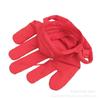 Vintage Red Nylon Utility Glove Crossbody Bag, Large Tote Shoulder Bag for Men Women, Multi-Purpose Casual Travel Bag