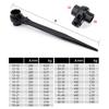 Tool Ratchet Wrench 1 Pc Waterproof Rust-proof 240-415mm Length For Car Maintenance For Machine Maintenance High Quality