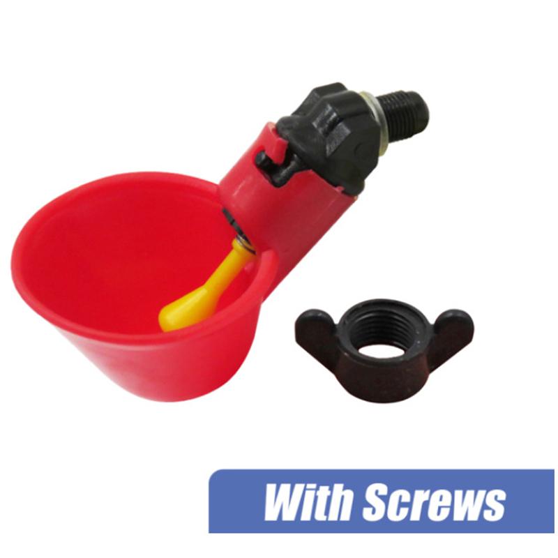 

Поилка для цыплят Автоматическая поилка Кормушка для кур Пластиковая поилка для птицы Поилка для питьевой воды для цыплят, уток, гусей, перепелов красный