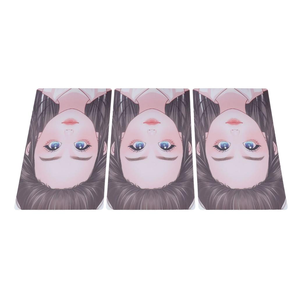 3 ks Růžové Oblečení Malování Make-up Cvičení Šablona Zesílená Opakovaně Použitelná Velikost A4 Omyvatelná Barva na Obličej P