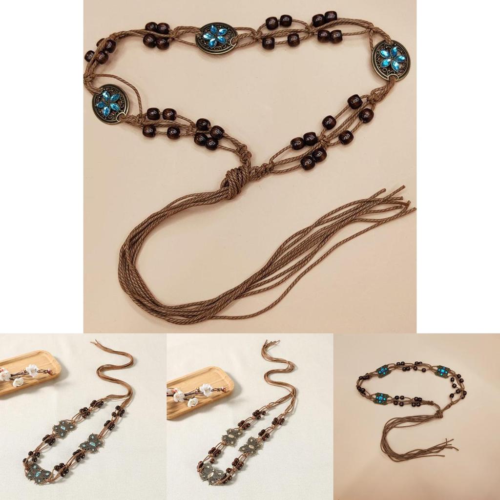 Bohemian Womens Waist Chain With Woven Fabric For Casual Summer Fashion Accessories