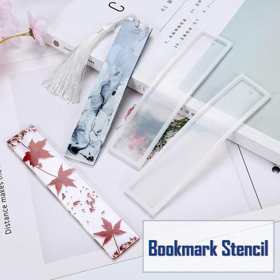 (Great home)Rectangle Silicone Bookmark  DIY Making Epoxy Resin Jewelry DIY Craft Mould