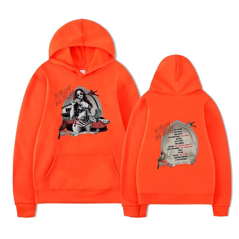IN SEXYY WE TRUST Fashion New Printed Pattern Men's Hoodie Casual Hoodie Long Sleeve Men's Sports Hoodie